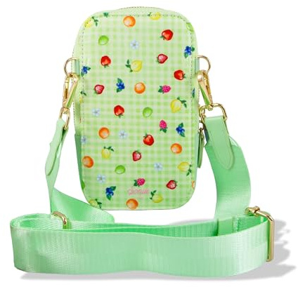 Sonix Phone Pouch - Universal Smartphone Purse and Wallet, Crossbody and Shoulder Bag | Strawberry Shortcake Berry Besties Rainbow
