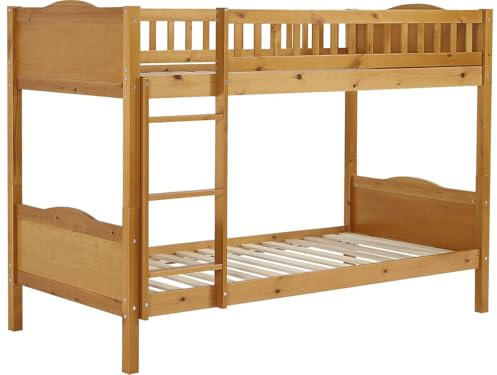 Habitat et Jardin Lit superposé en Bois Gabriel - 90 x 190 cm - Marron