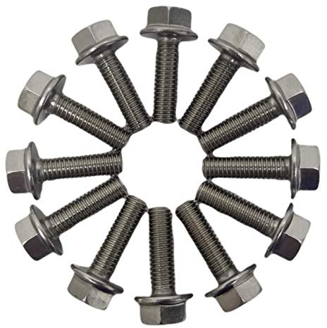 Title: Z Whip Stainless Steel LS Exhaust Header Manifold Bolt Kit. Compatible with all GM Chevy LS Series Engines LSX LS1 LS3 LS2 LQ4 LS6 LQ9 5.3L 6.0L 6.2L Hardened SS 304 (18-8) Bolts