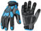 HANDLANDY Guanti antivibrazioni da uomo resistenti agli urti, guanti da lavoro imbottiti Grip Heavy Duty (blu, L)