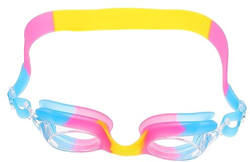 BRIGHTFUFU Schwimmmaske Kinder Schwimmen Brille 可爱七 拼 防雾儿 泳镜 Für Und Ädchen Anti Fog Schwimmbrille Mit Uv Schutz Farben Bequemes Design Für