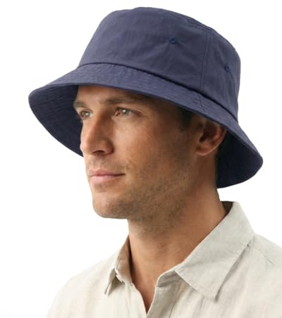 Zylioo Solhatt, överdimensionerad och snabbtorkande solhatt, vattenavvisande fiskarhatt, lätt sommarhatt med rem, resehatt, storlek XXL
