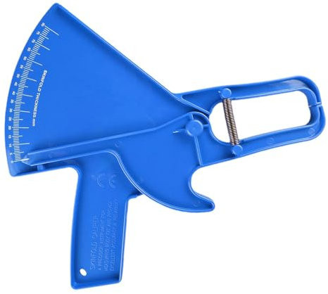Hautfettmessung, Körperfitness-Messgerät - 0–88 mm Hautfalten-Messschieber, Körperfett-Messschieber,Handheld-Doppelfeder-Fettband, professionelles tragbares Messwerkzeug für Bodybuilder