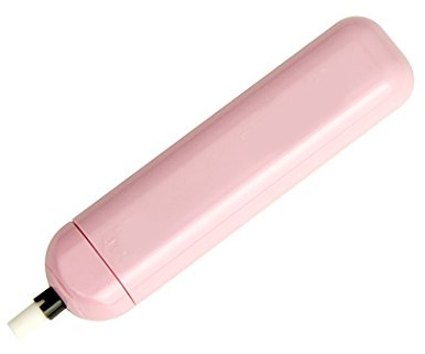 SIPLIV eléctrico portátil artista dibujo borrador automático borrador con 20 rellenos de goma de borrar, rosa