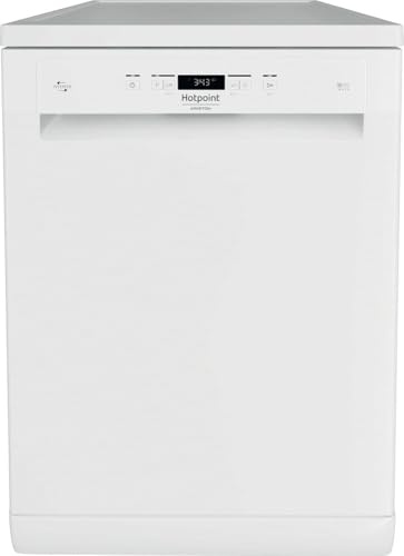 Hotpoint - HFC3T232WG Lave-vaisselle Pose-libre - 14 Couverts, Technologie 6ème Sens, ZoneWash 3D, Active Dry - Silencieux 42 dB - H 85 x L 60 x P 59 cm - Classe Énergétique D - Blanc