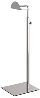 Tyenaza Espositore per Borse, Porta Borse Regolabile, Supporto per Borsa in Acciaio Inox,Espositore da Terra per Borse-Base Stabile