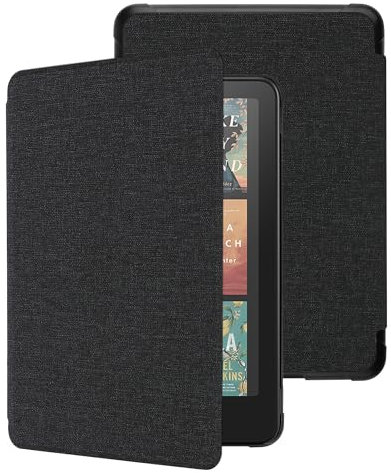 WALNEW Hülle für 7 Kindle Paperwhite (12. Generation) - 2024 und Kindle Colorsoft Signature Edition (1. Generation), Dünne PU-Schutzhülle mit Auto Sleep/Wake Funktion