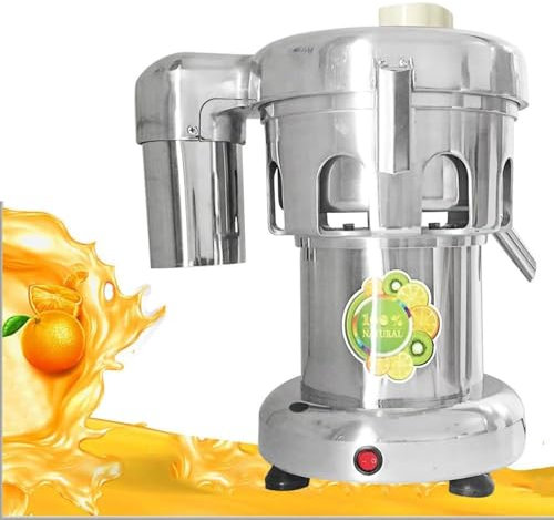 Estrattore di Succo Commerciale, spremiagrumi centrifugo Elettrico da 370 W e 4300 Giri/min, Macchina per succhi di Frutta e Verdura Intera in Acciaio Inossidabile per Famiglie, Hotel, ristoranti, b
