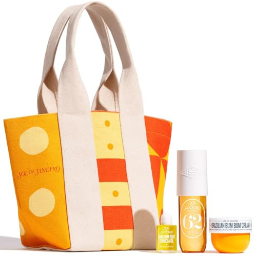 Sol de Janeiro – The Sol Tote Body Essentials – Ensemble de soins pour le corps en sachet