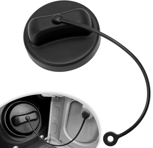 LPZMPZ Tappo serbatoio con nastro di supporto compatibile con Mercedes-Benz Vito W447 W638 W639 W903 W906 Sprinter Viano tappo serbatoio auto tappo serbatoio di ricambio A0004705805 A0004704605 Fuel