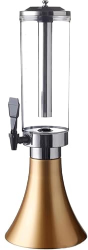 Distributore di bevande, Dispenser for bevande con tubo for il ghiaccio e rubinetto Fontana for da 3 litri for torre del tè freddo acqua birra