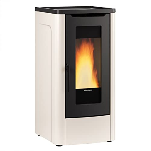Extraflame 1285551 Dahiana Plus VFS Pelletofen Stahl Elfenbein/A+