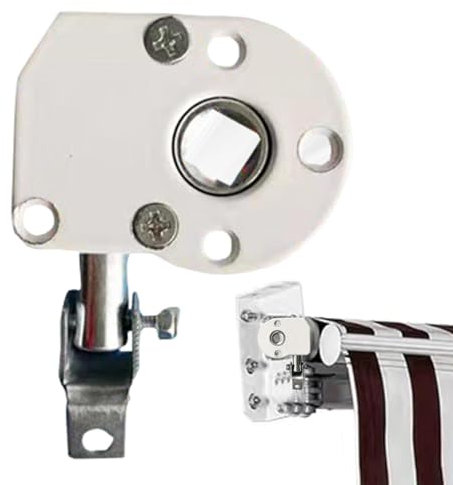Manual Awning Worm Gear | Outdoor Blind Gearbox,360 Degree Adjustable Heavy Duty Awning Replacement, Patio Retractable Awning Drive Gear for Patio
