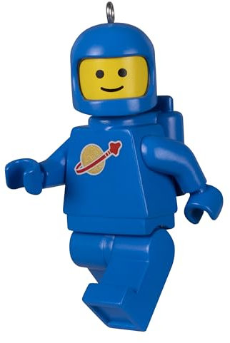 Hallmark Benny the Spaceman LEGO Ornament, Tree Decoration, Keepsake, Christmas, Birthday, Blue