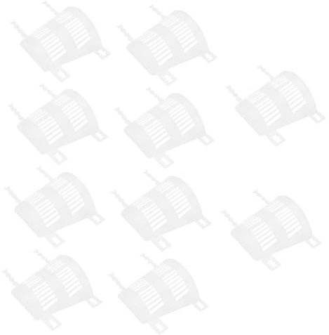 Hemobllo 20pezzi Vasi Per Trasparenti Contenitori Per Piante Con Controllo Radici Perfetti Per Crescita e Drenaggio Ed Esterno