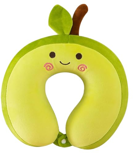 LGWJHCY Avocado - Cuscino cervicale per bambini, a forma di U, in memory foam, per auto, treno, ufficio, casa, aereo
