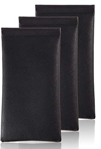 TRIUMPH VISION Eyeglass Case Glasses Case Soft Sunglass Pouch Sleeve 3 Pack