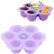 Moule glace bebe, congélation bébé food rangement en silicone avec couvercle pour bébés, purée, whisky, yogourt et glace