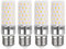 Ampoule E27 Mais LED 12W Blanc Neutre 4000K, 1450LM, 360° Lumiere, Équivalent Halogène E27 100W, AC 230V, Lampe E27 LED Mais Neutre pour Lampe Plafonnier, non-dimmable, lot de 4