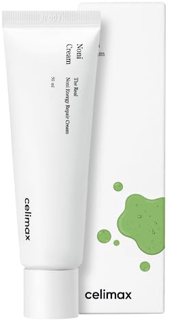 celimax The Real Noni Energy Repair Cream - Ceramid, Feuchtigkeitsspendend Beruhigend, Intensive Hydration, Stärkt Hautbarriere, Für Empfindliche Trockene Haut, Korean Skincare, 50ml