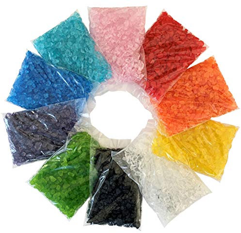 naninoa GLASSTEINE 4-10mm. Glaskies farbig Mix 10 x 0,3 kg = 3 kg. Art.:ES4M130