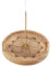 Toivize Quemador de Incienso, Soporte Incienso Loto de Madera, Porta Incienso con Recogedor de Cenizas para Meditación, Yoga y Decoración del Hogar