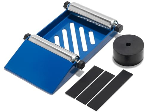 TARAZON Soporte universal de rodillos de rueda para la limpieza de neumáticos y la lubricación de cadenas