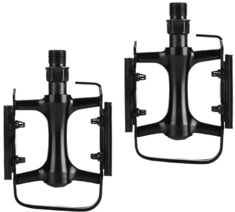 Pedales de Bicicleta | Pedales Ligeros de Aluminio con Rodamiento Sellado 14 mm Tamaño Estándar | Accesorios de Ciclismo para Adultos, Mujeres, Hombres y Jóvenes Entusiastas