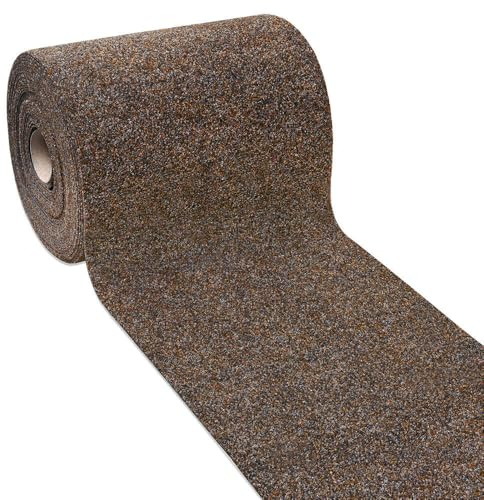 emmevi Passatoia Ingresso Moquette Asciugapassi Tinta Unita Corridoio Marciapiede 100x40 Cm Marrone