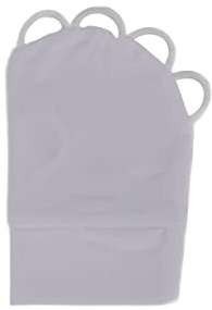 Lylithuif Gants de Golf Demi-Doigt élastiques en Soie glacée, Protection Solaire, Gants de Protection UV pour Hommes et Femmes, Golf en Plein air, Blanc (L Main Droite)