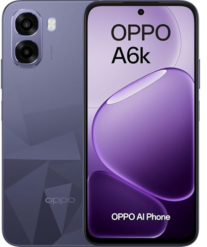 OPPO A6k 4G 4GB-256GB Negro (Crystal Black) Dual SIM