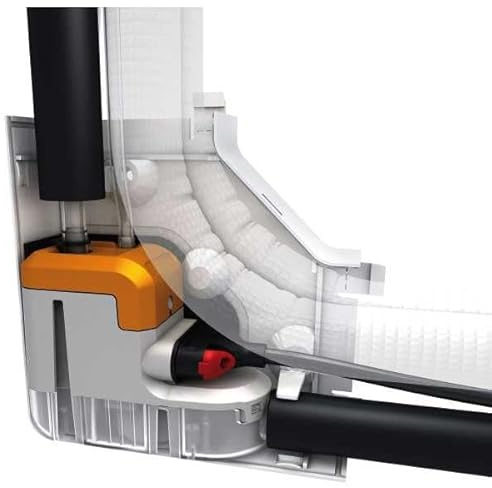 Kit pompe goulotte Sauermann Delta Pack 80x60 RAL9003 (blanc)