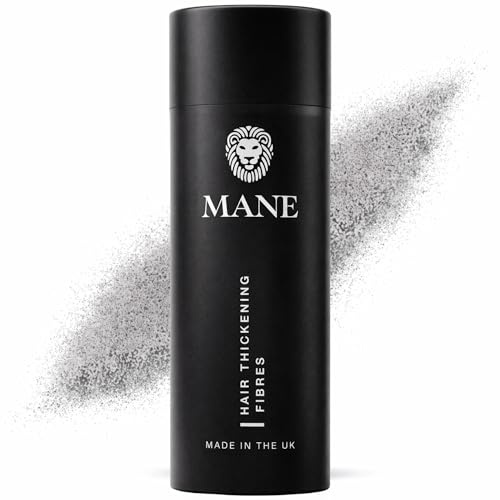 Mane Hair Thickening Fibres and Applicator (Salt and Pepper) 15 grams
