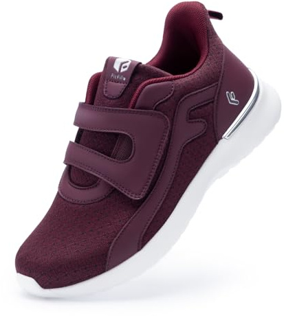 FitVille Chaussures de Marche Large Chaussures de Sport Décontractées pour Femmes Chaussures de Sport Légères pour Soulager Les Douleurs Aux Pieds 42.5 EU Large