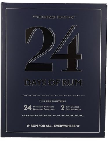 24 Days of Rum Advent Calendar 480ml 42.5% (Blue 2023 Edition)