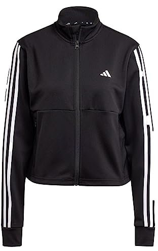 adidas Women's AEROREADY Train Essentials 3-Stripes Track Jacket, black/white, XXL