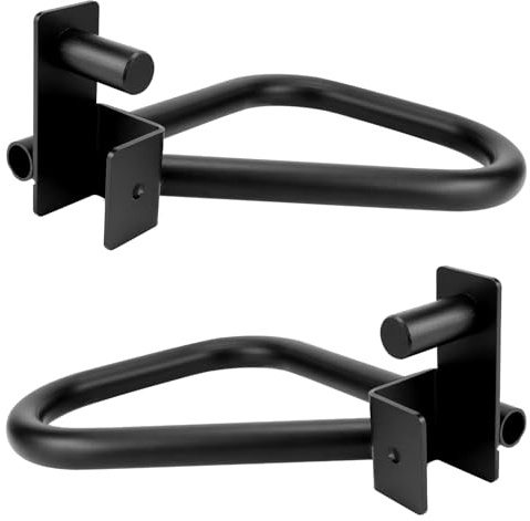 QWORK® Solid Dip Bar Mount for Power Rack, Compatible with 5x5cm Tube Frame, Steel
