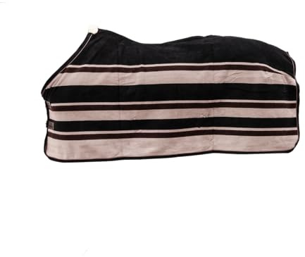Svettfilt fleece Heavy ränder brun/beige 155-6'9