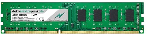 dekoelektropunktde 4GB Ram Speicher passend für Asus 970 Pro Gaming/Aura (DDR3-12800), Arbeitsspeicher UDIMM DDR3 PC3
