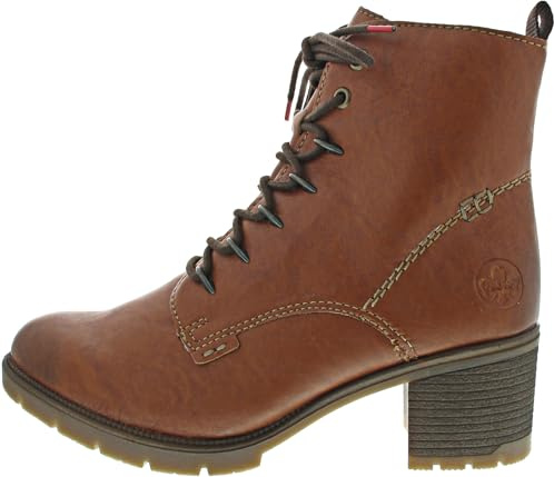 Rieker Damen Schnürstiefel 77521-22 Braun GR. 36