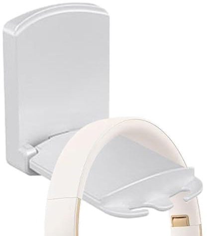 Headphone Wall Mount, Headphone Wall Mount | Sturdy Adhesive Foldable Headphone Holder | Creative Multifunctional Headphone Holder with Non-Slip Pad for Bedroom, S