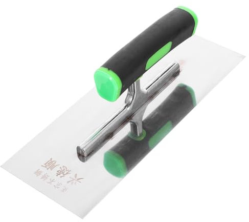 SHINEOFI Raspador De Acero Inoxidable Profesional Cortador De Masilla y Llana Para Material De Construcción Herramienta De Construcción Para Albañilería Paletin Albañil