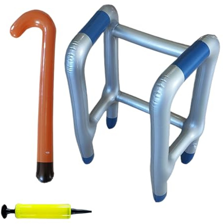 Uppblåsbar rollator Käpp Rollator