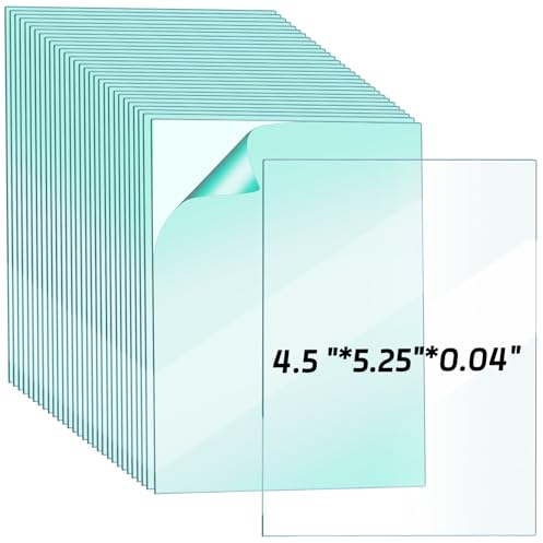 Saysurey 40 Pcs 4.5 x 5.25 Clear Welding Lens 0.04 Thick Welding Cap Hood Clear Lenses Replacement Transparent Universal Helmet Accessories Top Protection for Protecting Eyes