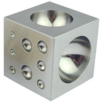 Proops – Bloque de escopleado de acero sólido de 2 , 18 las depresiones de 3 mm – 40 mm. (j1504), diseño de amapola