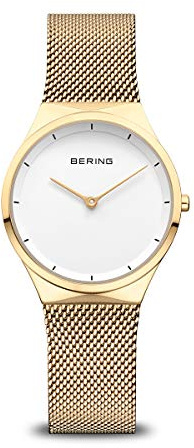 BERING Damen Uhr Quarz Movement - Classic Collection mit Edelstahl und Saphirglas 12131-339 - 3 ATM