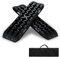 Lospitch Ayuda de arranque con bolsa de almacenamiento, arena/barro/nieve Recovery Board Offroad Tracks, carga 10T, escalera de neumáticos para coches, camiones, todoterrenos, caravanas, etc