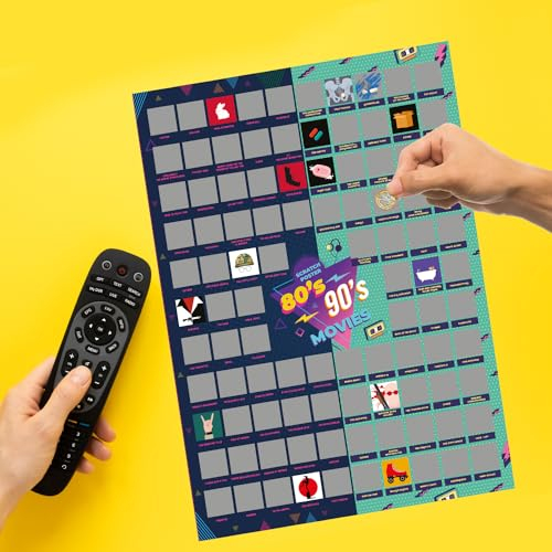 Mad Monkey Póster para rascar de las 100 mejores películas - 100 películas imprescindibles