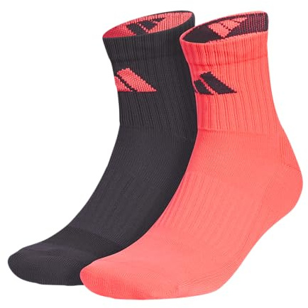 adidas Unisex Pure Training High Quarter Socks (2 Pairs) Gym & Workout