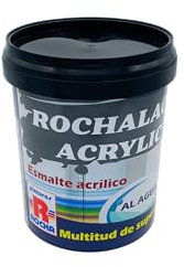 ROCHALACK ACRYLIC GRIS MEDIO- Esmalte al agua de altas prestaciones, sin olor, rápido secado. Ideal para madera, hierro, acero, etc. Gran cubrición y fácil aplicación. Interior/exterior.750ml